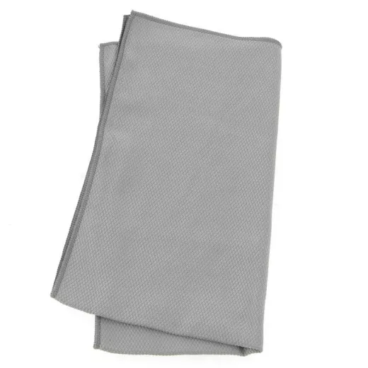 Torchon en microfibre métallique - Gris Torchon en microfibre métallique - Gris