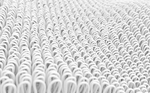 Fonctionnement de la microfibre ACT, actex: Polyester et de polyamide