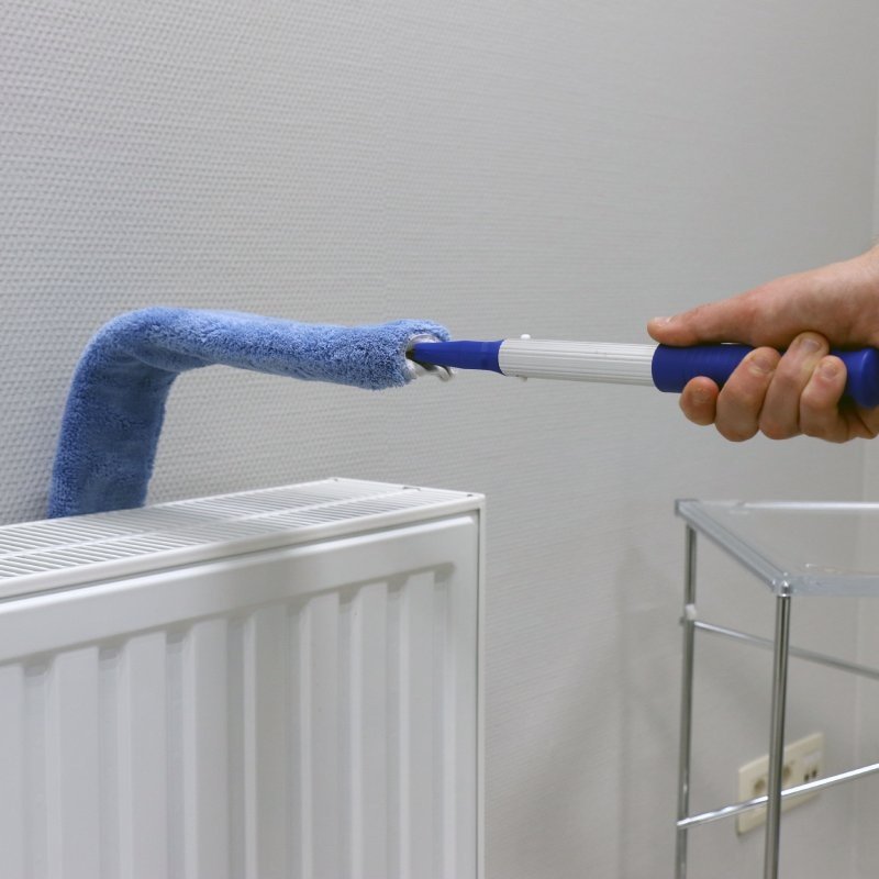 Plumeau de nettoyage flexible avec housse en microfibre FLEXI-DUSTER