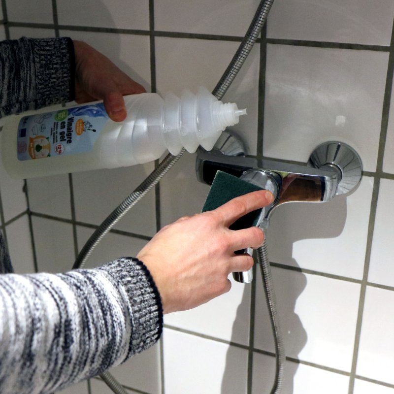 Vinaigre en gel bio 12% destiné au nettoyage et au détartrage