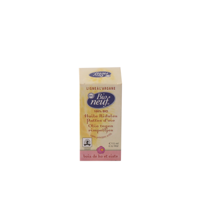 Huile ridules pattes d’oie de Bio neuf