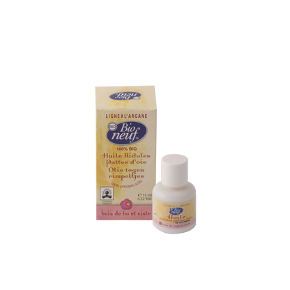 Huile ridules pattes d’oie de Bio neuf