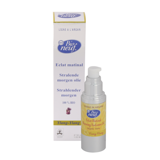 Huile sèche visage Eclat matinal à l’Ylang Ylang de Bio neuf
