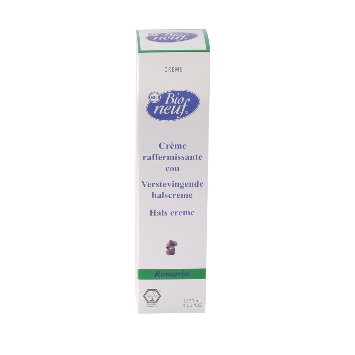 Crème pour le cou raffermissante et 100% naturelle