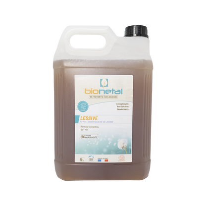 Lessive liquide anticalcaire écologique pour machine à laver