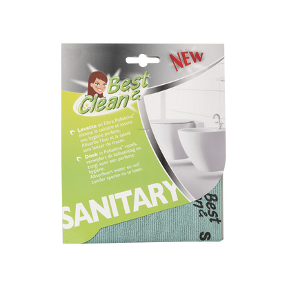 Lavette microfibre pour sanitaires et salle de bains