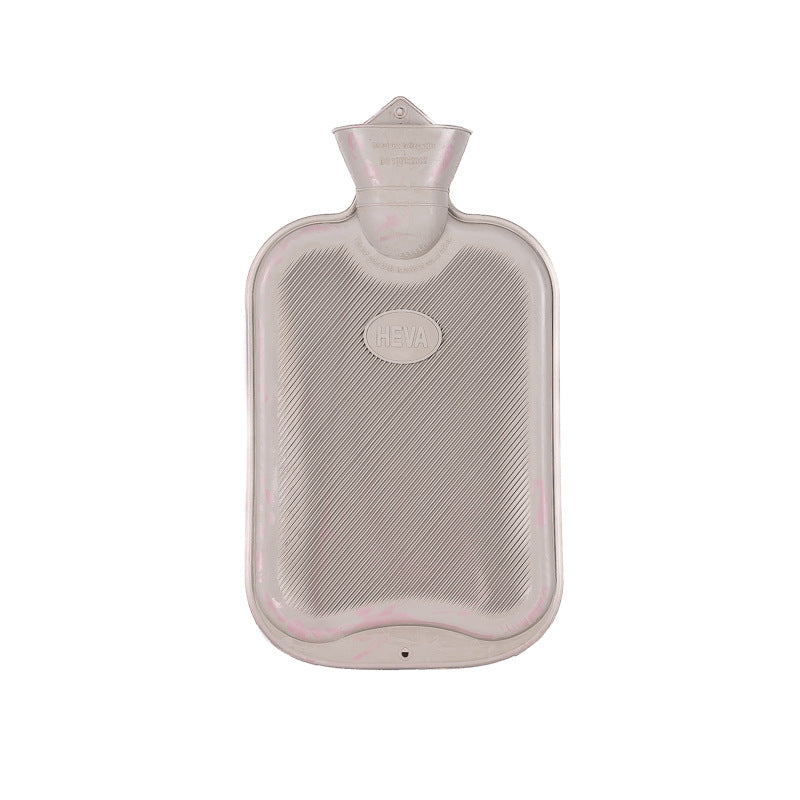 Bouillotte à eau chaude solide à base de latex naturel Heva