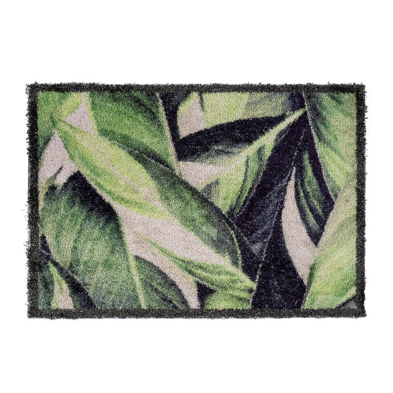 Tapis de sortie de bain/douche en microfibres absorbant et décoratif
