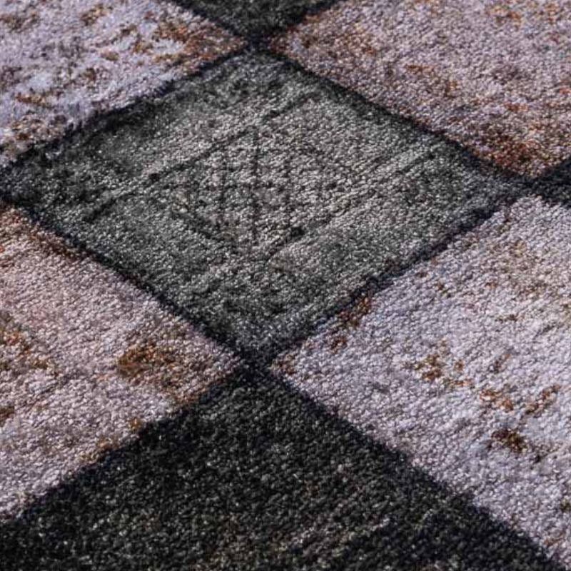 Tapis absorbant et décoratif en microfibres pour intérieur
