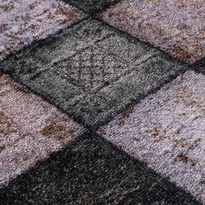 Tapis absorbant et décoratif en microfibres pour intérieur
