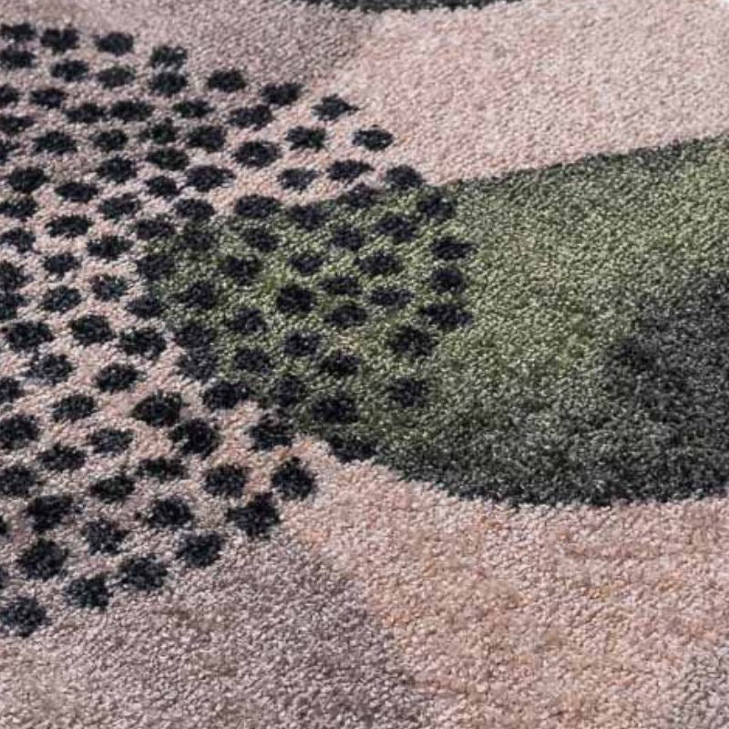 Tapis absorbant et décoratif en microfibres pour intérieur