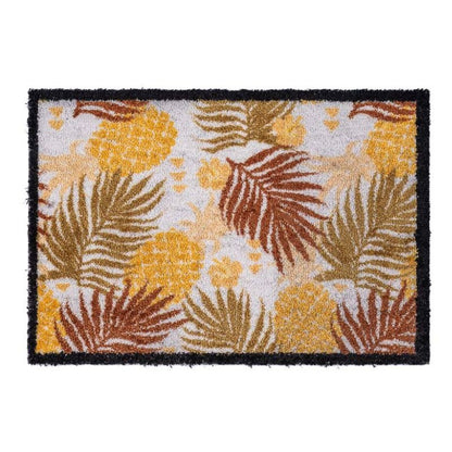 Tapis absorbant et décoratif en microfibres pour intérieur