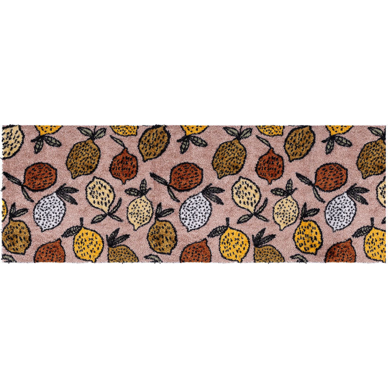 Tapis absorbant et décoratif en microfibres pour cuisine