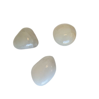 Pierre roulée de lithothérapie Agate blanche