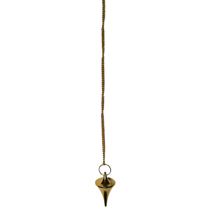 Pendule divinatoire de radiesthésie - Toupie dorée