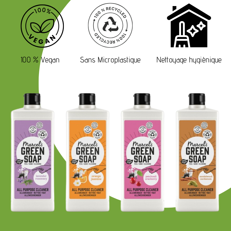 Détergent nettoie-Tout Green Soap parfumé écologique