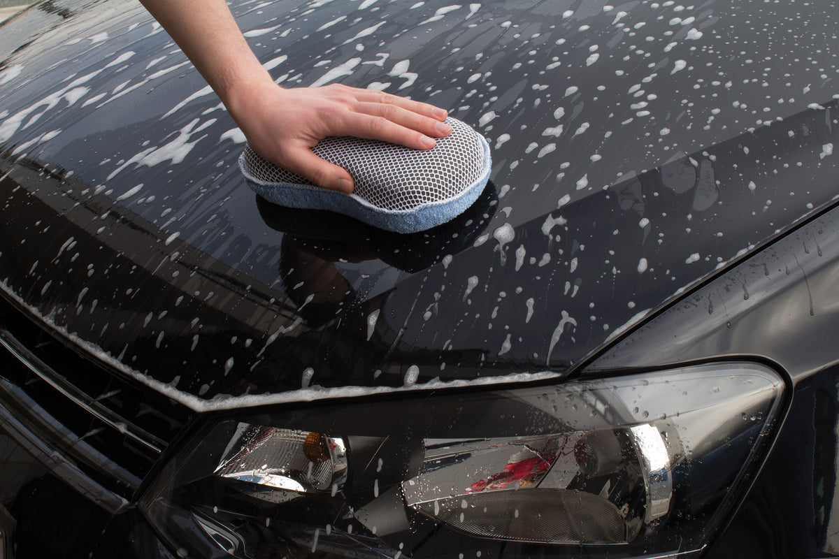 Éponge de lavage pour auto double face en microfibre AQUA CLEAN CONCEPT