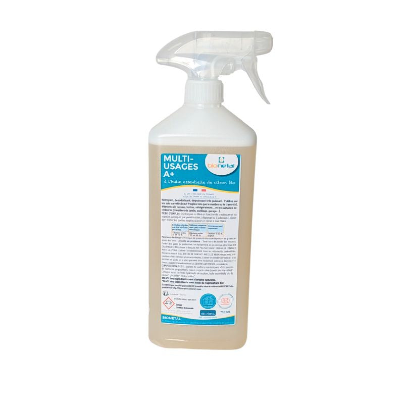 Produit de nettoyage multi-usage naturel pour la maison et l’extérieur