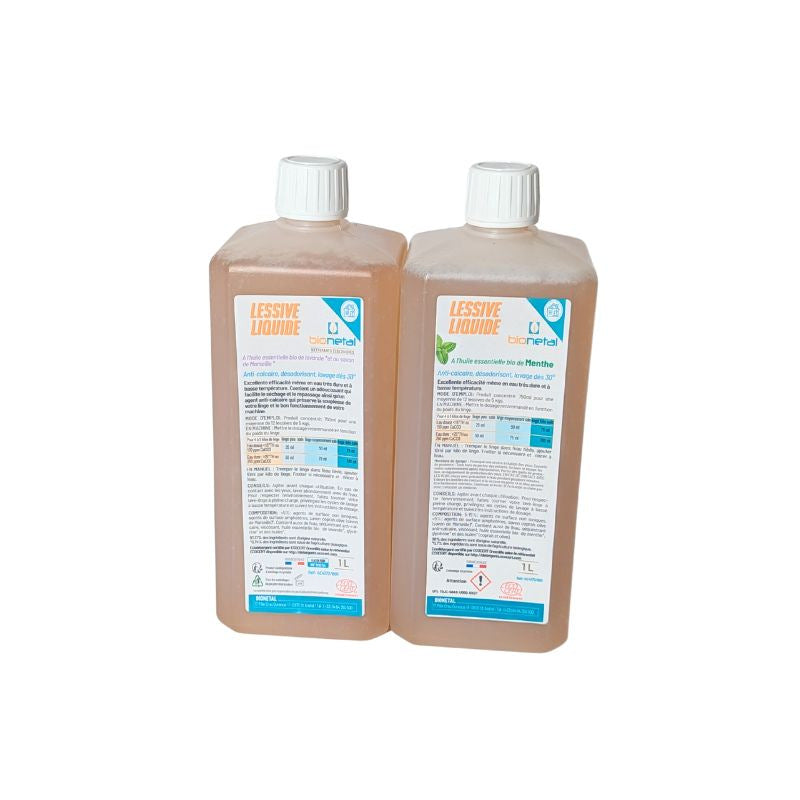 Lessive liquide anticalcaire écologique pour machine à laver