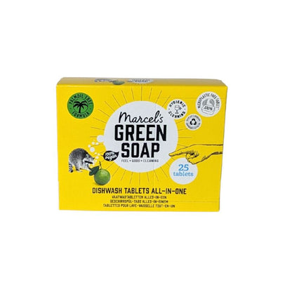 Pack de 24 tablettes lave-vaisselle écologiques Marcel’s Green Soap parfumées