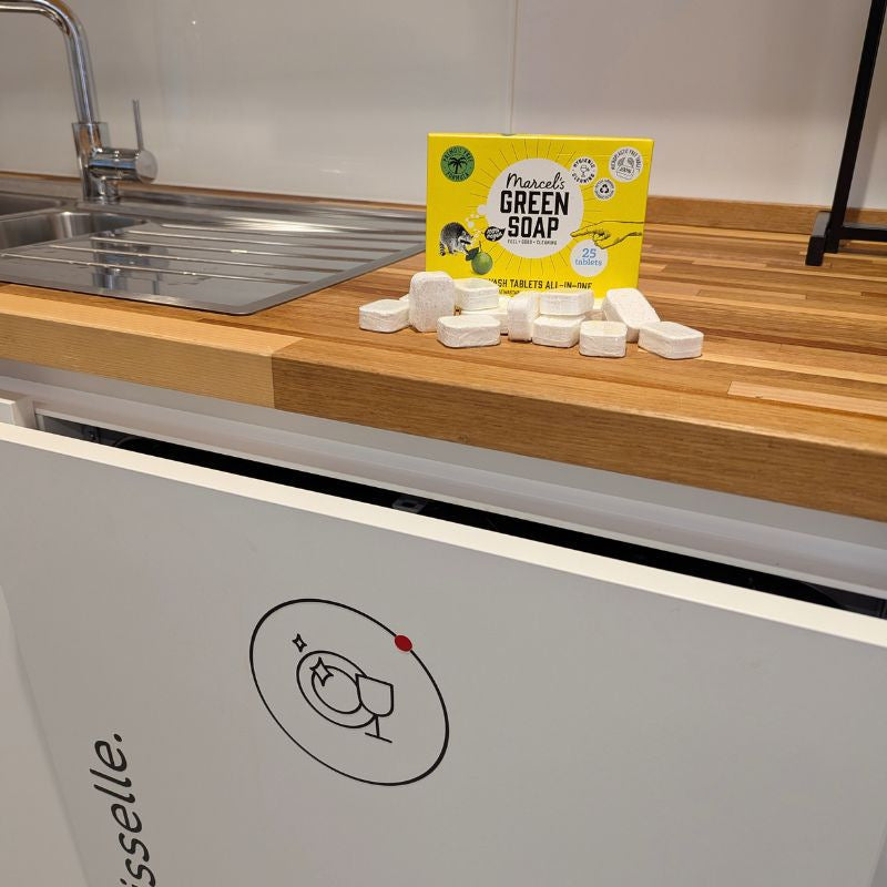 Pack de 24 tablettes lave-vaisselle écologiques Marcel’s Green Soap parfumées