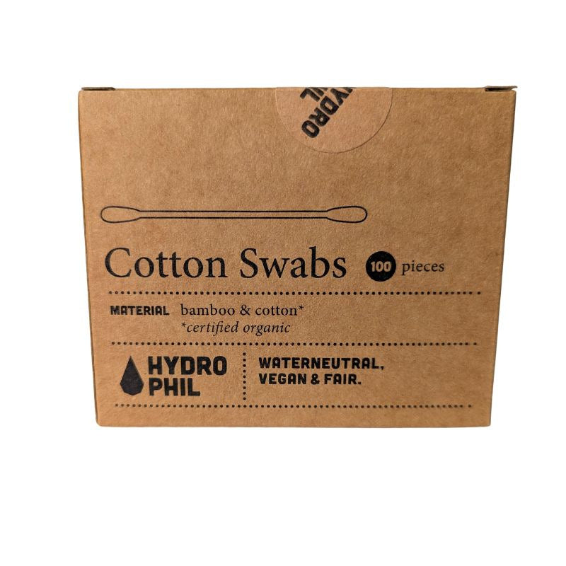 Cotons tiges en bambou sans plastique de Hydrophil
