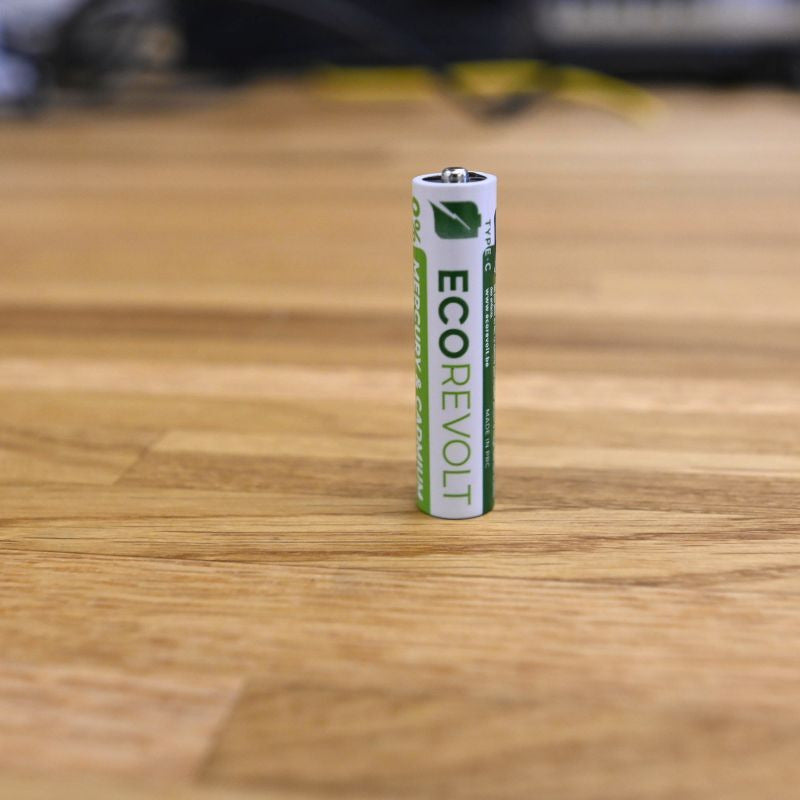 Piles rechargeables écologiques avec chargeur intégré