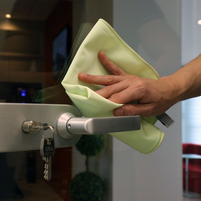 Microfibre double face pour vitres Aqua Clean Concept