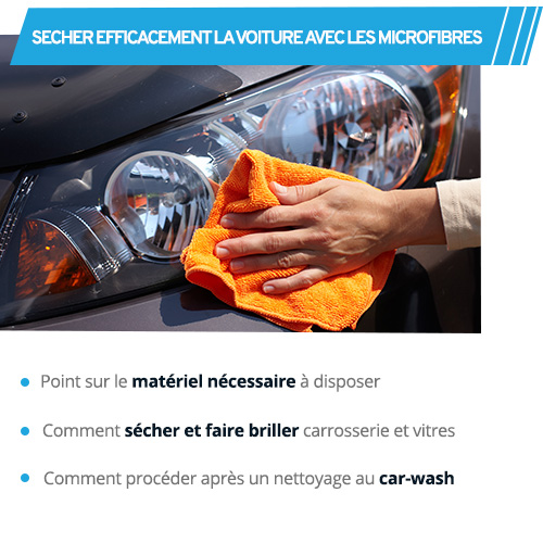 Comment réussir le polissage de sa voiture avec des microfibres