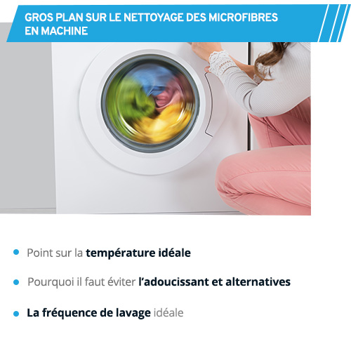 kit de nettoyage de 3 lavettes en microfibres ACTEX/Vikan