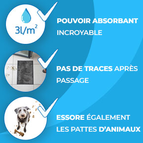 paillasson d'entrée efficace