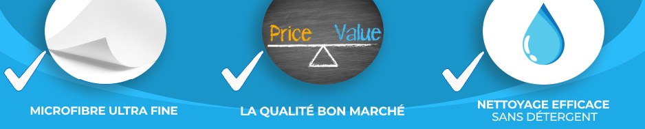 Microfibre de nettoyage multi-usage