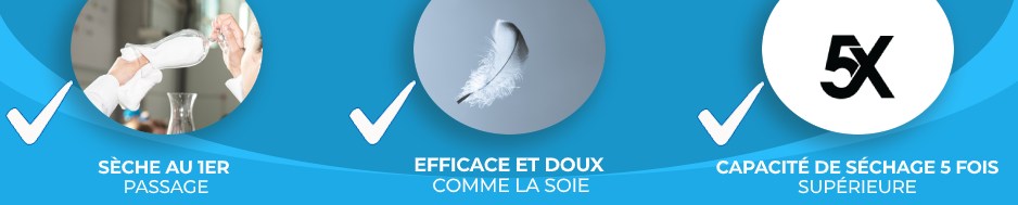 Essuie vaisselle spécial verre fragile