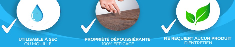 Gant de lavage en microfibre