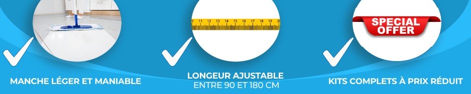 Manche de nettoyage télescopique Aqua Clean