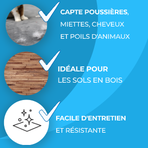 serpillière microfibre mop pour parquet naturel