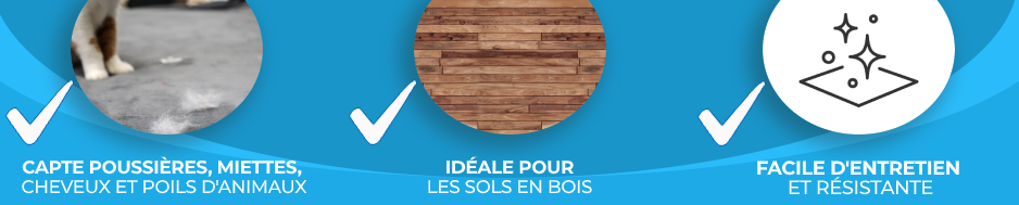 serpillière microfibre mop pour parquet naturel