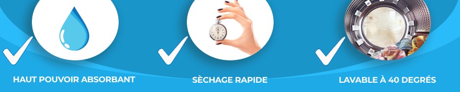 Serviette microfibre pour animaux de compagnie