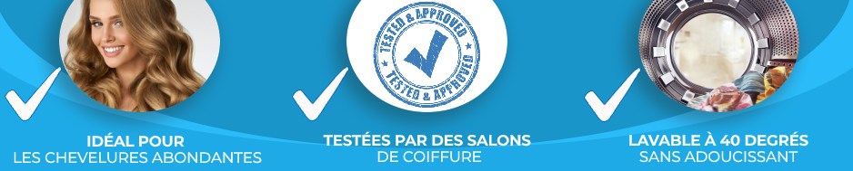 Serviette pour cheveux en microfibre