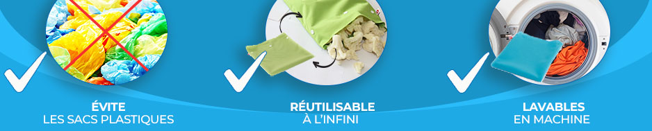 sac de congélation lavable