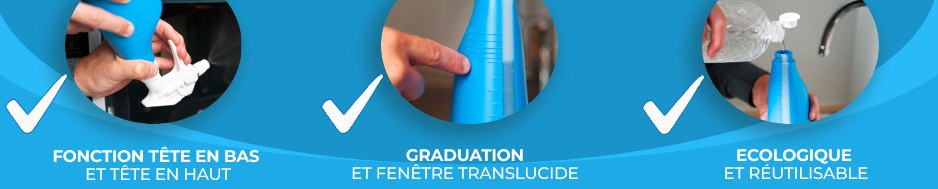 Avantages du vaporisateur de nettoyage Aqua Clean Concept