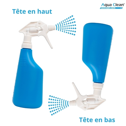 Vaporisateur avec fonction tête en bas tête en haut écologique et réutilisable