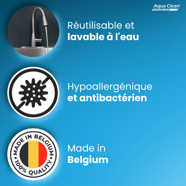 Le filtre à café N°4 de Bag to Green, en plus d'être réutilisable, présente des propriétés hypoallergéniques et antibactériennes naturelles.