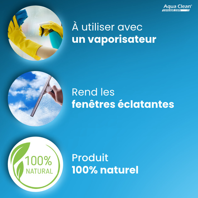 Faites briller vos fenêtres grâce au détergent écologique de Sutter Professionnal.