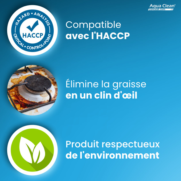 Le produit détergent pour surface grasse rend vos cusines brillantes tout en protégeant l'environnement.