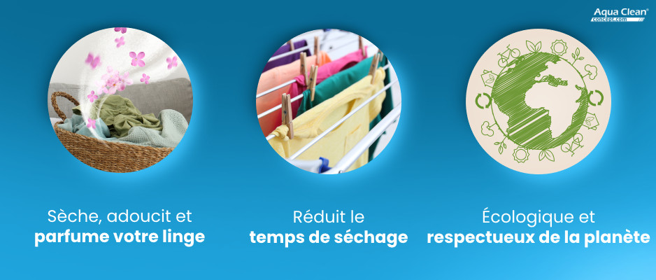 Les œufs de séchage Ecoegg ne rendent pas seulement votre linge plus parfumé mais uassi plus doux et sec.