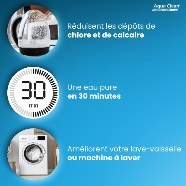 Les perles en céramique d'Oopla, en plus de purifier l'eau, rendent votre machine à laver ou votre lave-vaisselle plus performants.