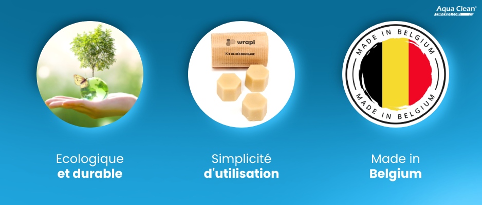 Découvrez les avantages du kit de réenduisage pour beewrap disponible chez Aqua Clean Concept