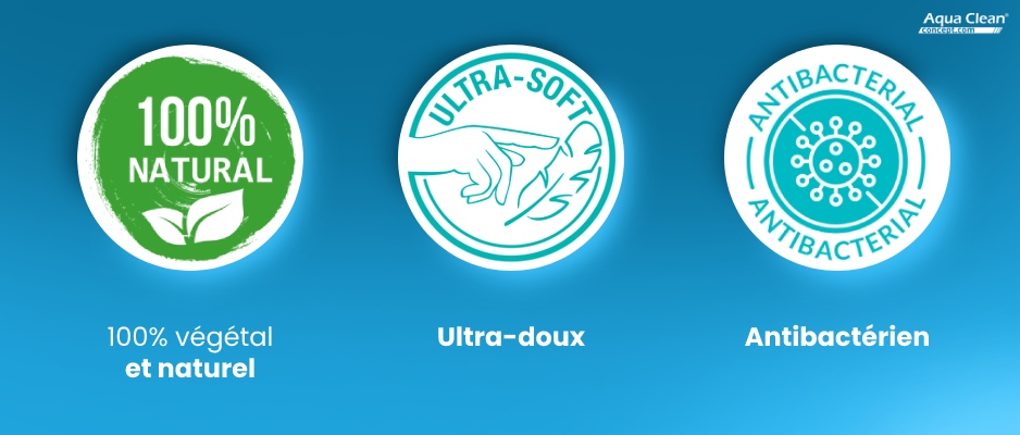 Découvrez l'éponge de konjac disponible chez AquaCleanConcept