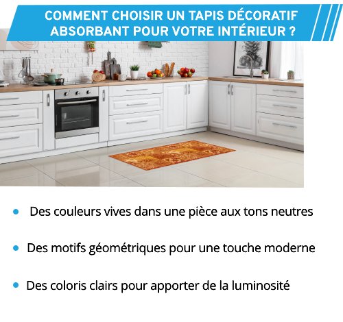 Conseils pour choisir un tapis absorbant décoratif pour son intérieur